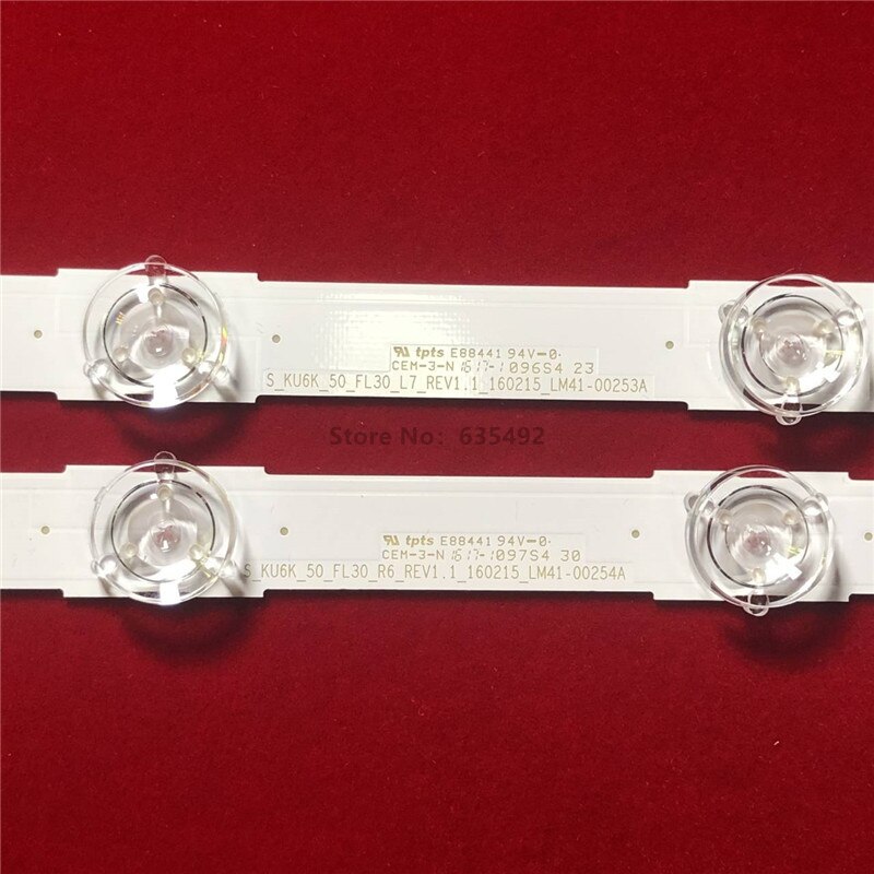 LED Strip V6DU-500DCA-R2 V6DU-500DCB-R2 For UE50MU6100 UE50KU6000 UA50KU7001 UE50KU6092 UE50KU6095 UA50MU6103 UN50MU6300