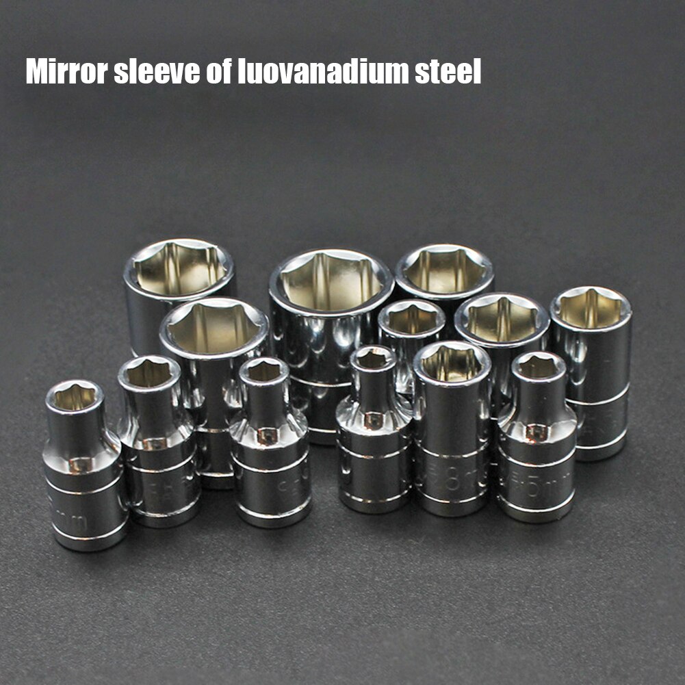 46pcs Hand Tools Ratchet Wrench Set Quick Ratchet Socket Wrench Slotted Screwdriver Repair Combination Toolbox