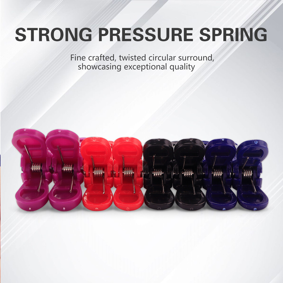 6PCS Alligator Haar Clip Professionele Kappers Klemmen Plastic Haar Klauw Kapper Salon Styling Haarspelden Haaraccessoires