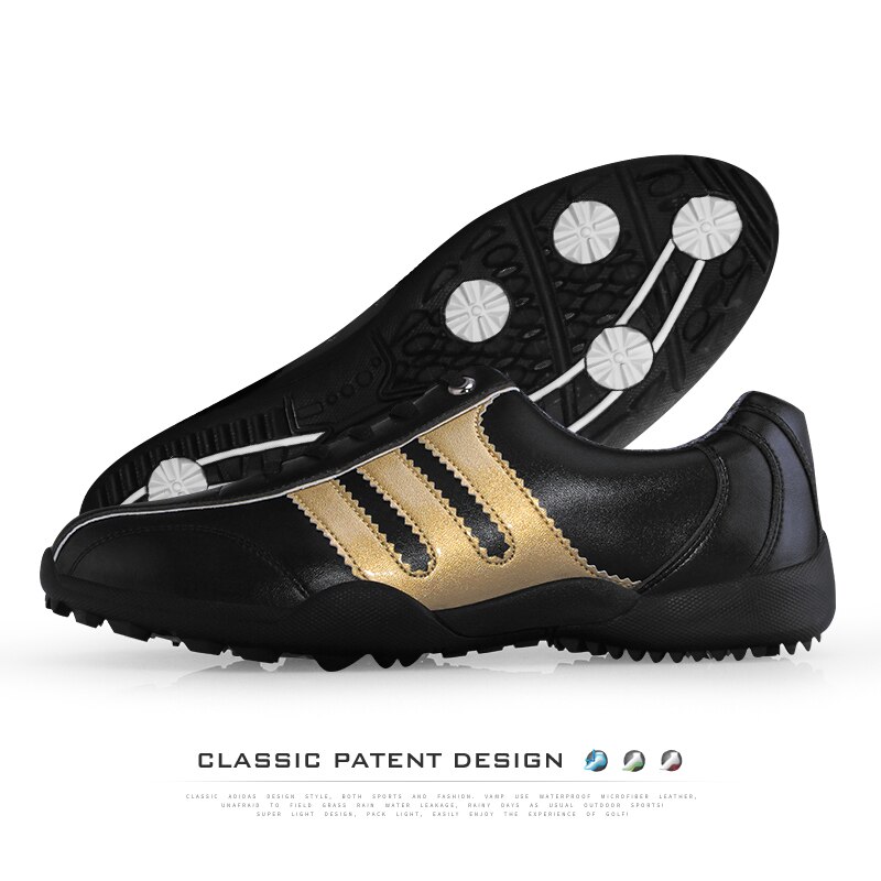 zapatos de Golf para hombre, zapatos de Golf transpirables a prueba de agua, botones giratorios, hebilla, zapatillas deportivas antideslizantes, Golf al aire libre