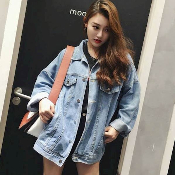 Herfst Vrouwen Losse Basic Jassen Vrouwelijke Jeans Jas Feminino Slanke Denim Jas Oversized Bomber Streetwear Veste Femme