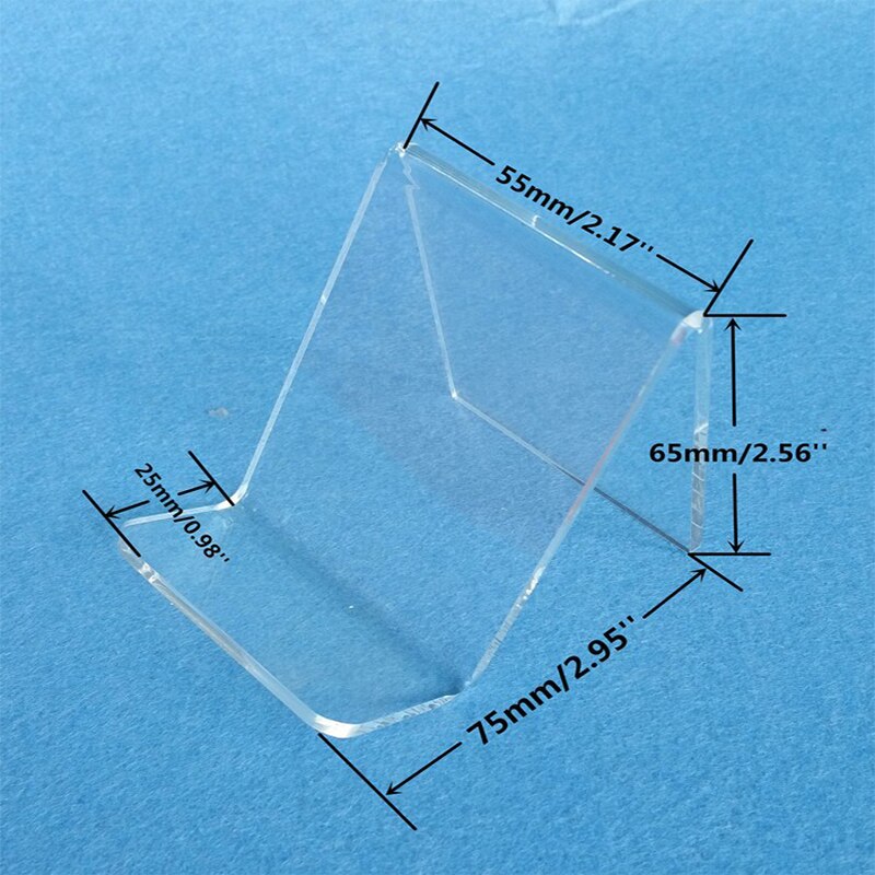 Perspex Acrylic Plastic Book Plate Phone Tablet Retail Shop Display Stand Holder