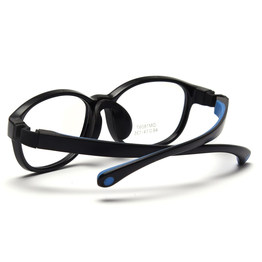 Peekaboo silicone square glasses for kids TR90 frame blue pink girl optical glasses frame for children accessories for students