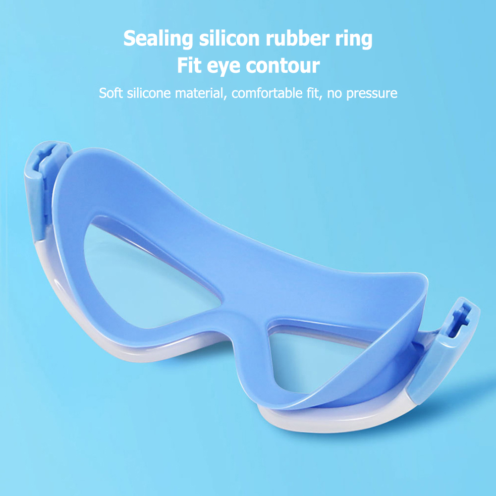 Kleurrijke Verstelbare Kinderen Kids Zwemmen Bril Brillen Waterdichte Hd Siliconen Schild Zwembril Hd Anti-Fog Brillen
