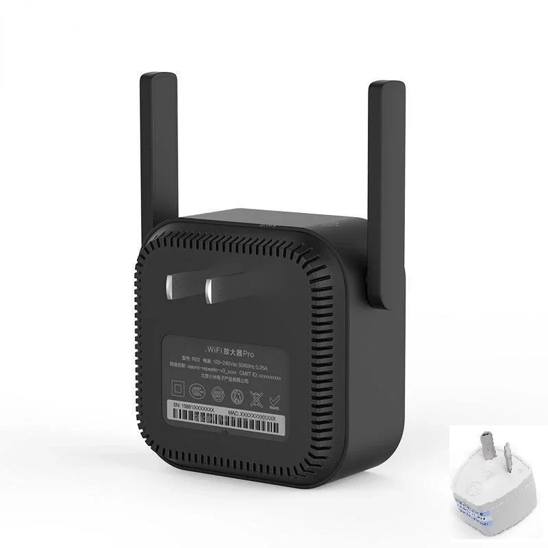 Oryginalny wzmacniacz Wi-Fi Xiaomi Mijia Pro 300M 2.4G Repeater Network Expander Range Extender Roteader Mi Wireless Wi-Fi Router: FIOLETOWY