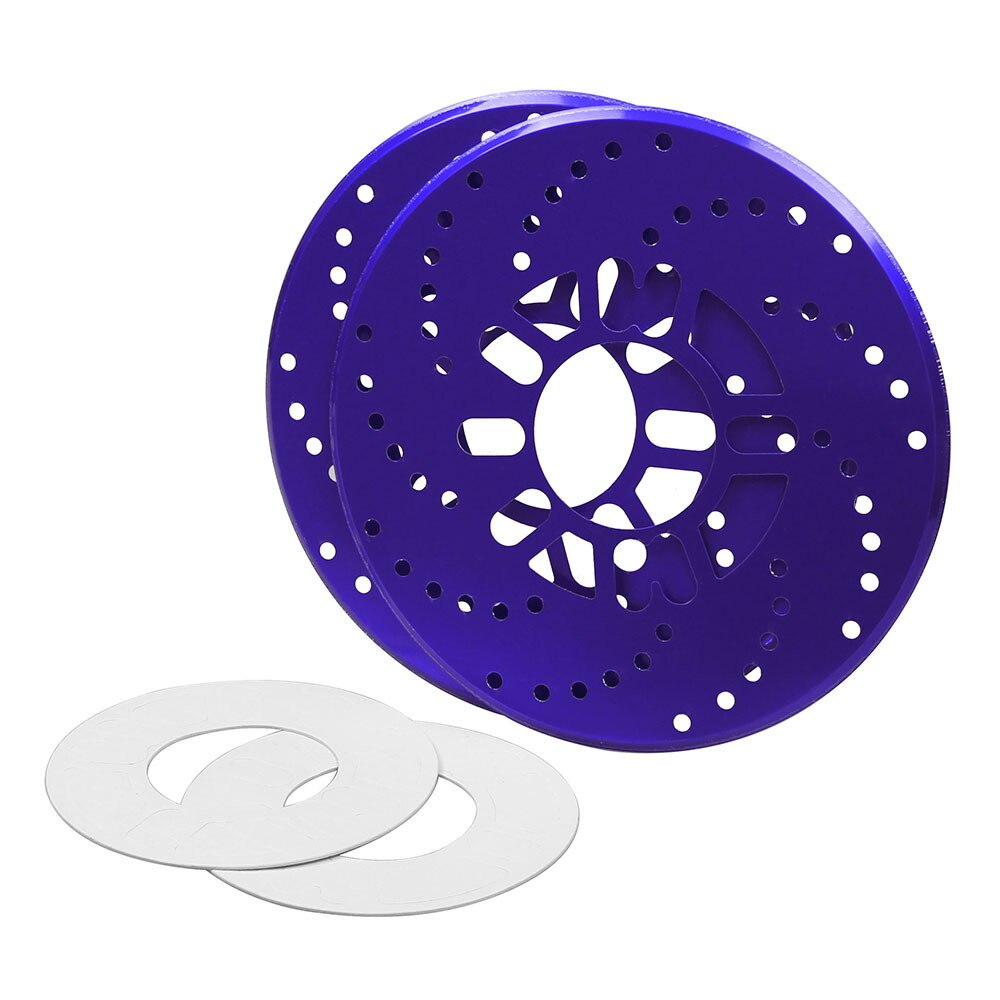 Freno de tambor de aleación de aluminio de 26cm, cubierta decorativa de freno de disco para coche, para freno de tambor de 14 pulgadas, accesorios para modificación de automóviles 1 par