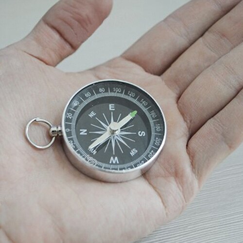Mini Portable Pocket Compass Camping Hiking Pocket Brass Compass Portable Compass Navigation Camping equipment