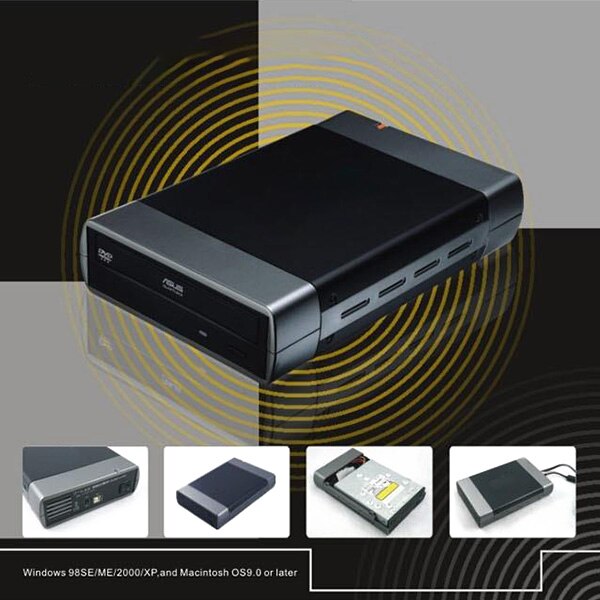 External HHD Enclosure DVD Drives Optical Drive Box Accessories for PC Computer FKU66