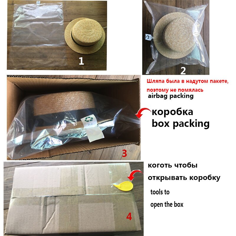 Sun Hats Straw Solid boater hat men women straw boater hat flat summer hats for women men