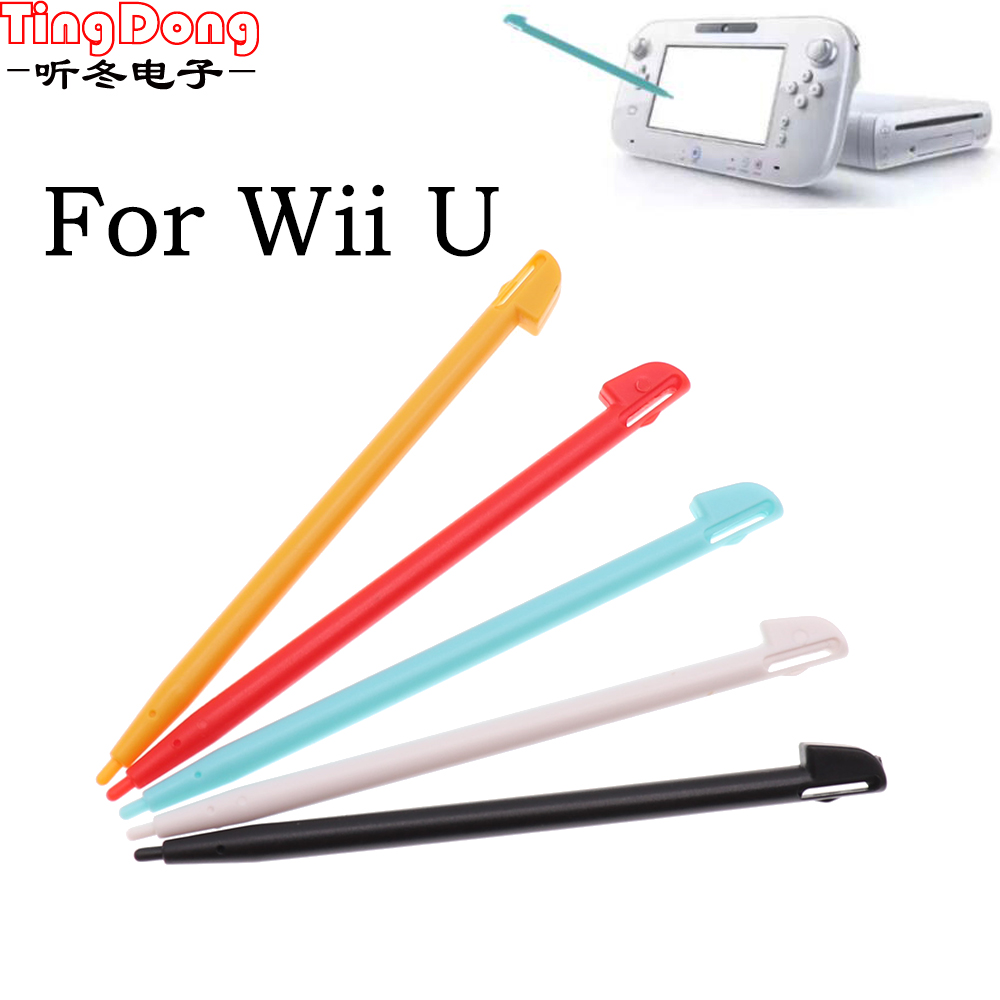 Tingdong Mobiele Touch Pen Touchscreen Potlood Voor Wiiu Slots Hard Plastic Stylus Pen Voor Nintend Wii U Game Console