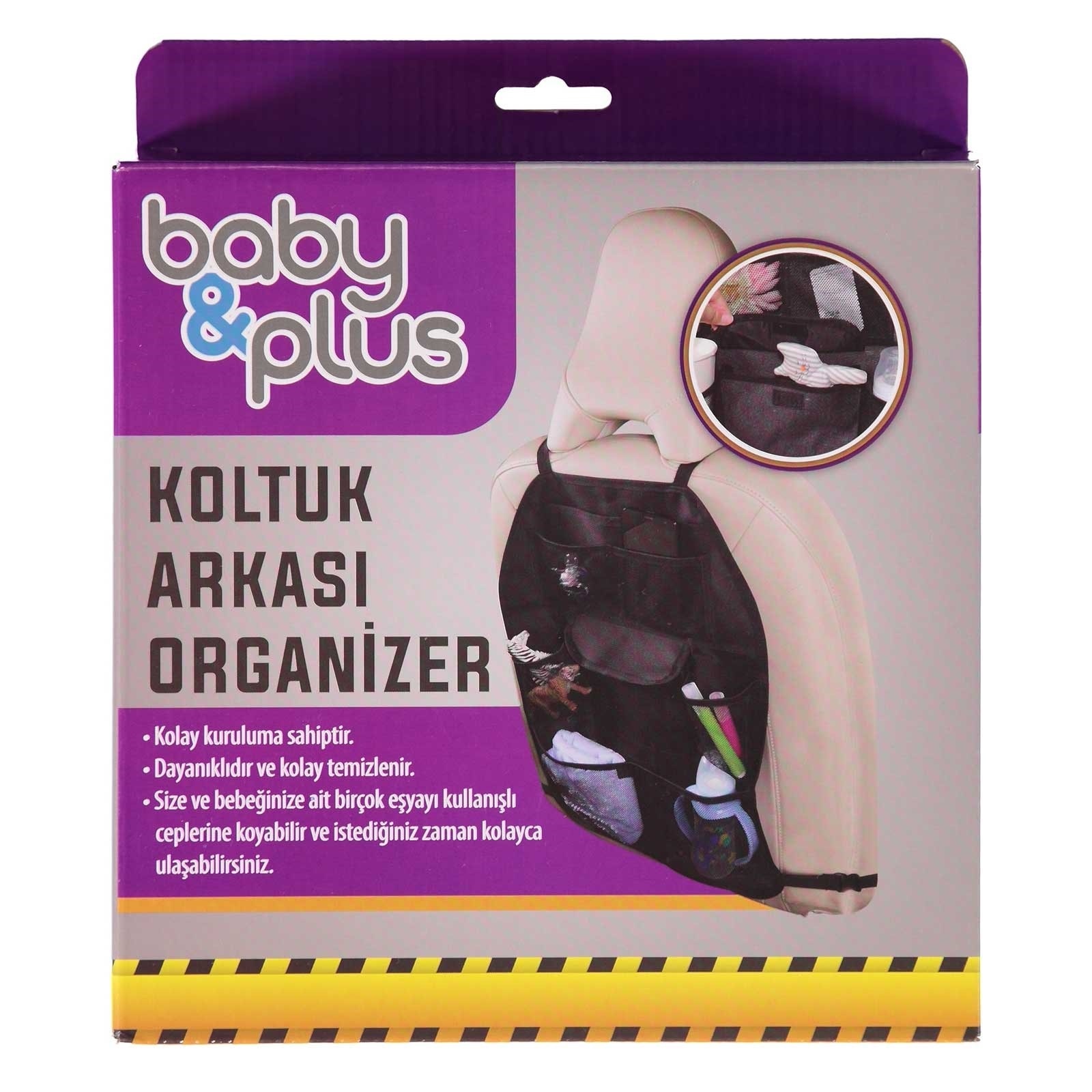 ebebek baby&plus Car Seat Back Organizer