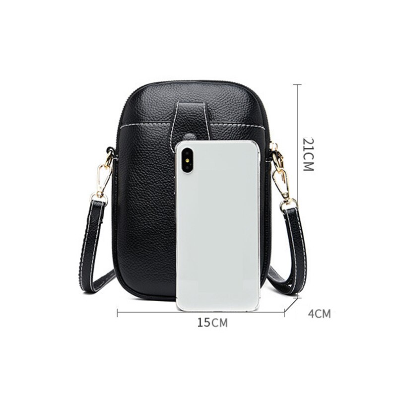 Mini Shoulder Bag Women PU Leather Crossbody Bag Mobile Phone Purse Wild Small Square Bag Travel Multifunction Handbag sac main