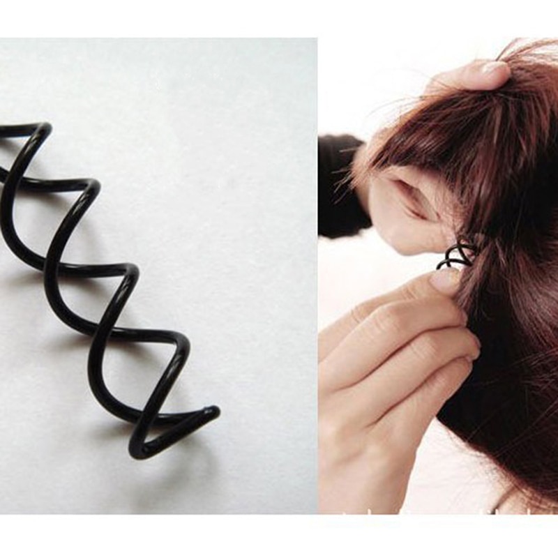 10Pcs Mode Haar Gereedschap Breien Spiraal Haarspeld Haar Accessoires Roterende Clip Gevlochten Dames En Meisjes Haar Accessoires