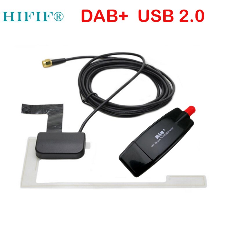 USB 2.0 Digital DAB+ Radio Tuner Receiver Stick For Android Car DVD Player Autoradio Stereo