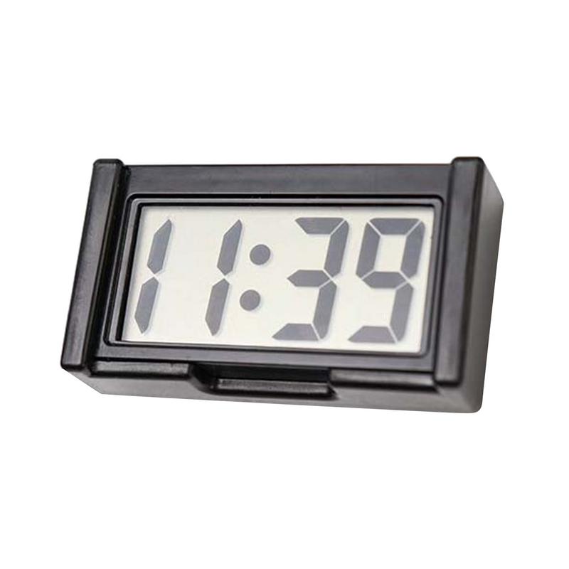 Mini Digitale Auto Uhr Kleine Auto Armaturenbrett Uhr Selbstklebende Stock Mini Digital Uhr Auto Zubehör Für Auto Armaturenbrett Deko