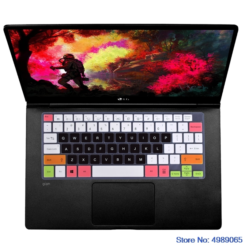 Funda protectora de silicona para teclado de portátil LG Gram 14 14Z90N 14Z970 14Z980 gramos 13 13Z970 13Z980 13Z990
