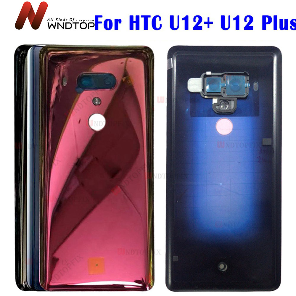 6.0 Inch Voor Htc U12 Plus Terug Batterij Cover Achterdeur Panel Glas Behuizing Case Vervanging Deel Voor Htc U12 + Batterij Cover