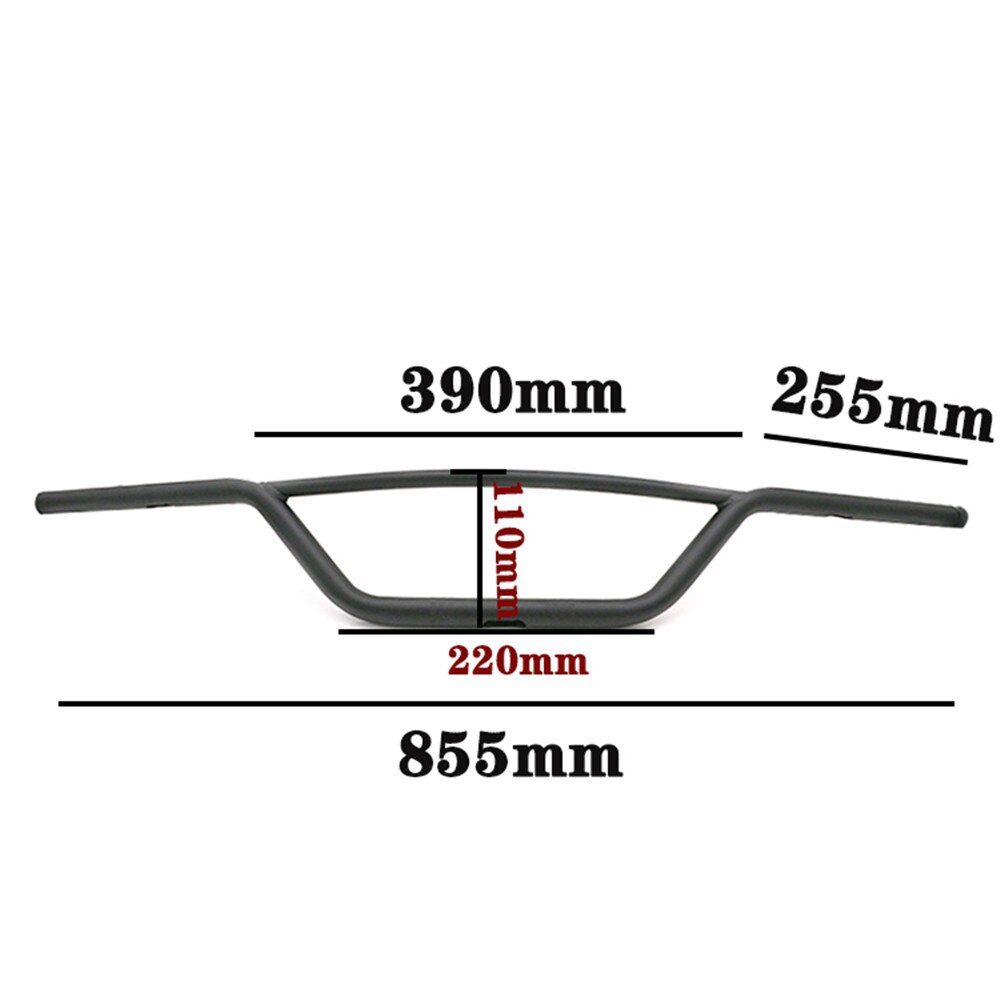 Universal Motorcycle 1" 25mm Black/Chrome Tracker Handlebars Drag Bar Fit For Harley Chopper Bobber Sportster Honda Yamaha Moto