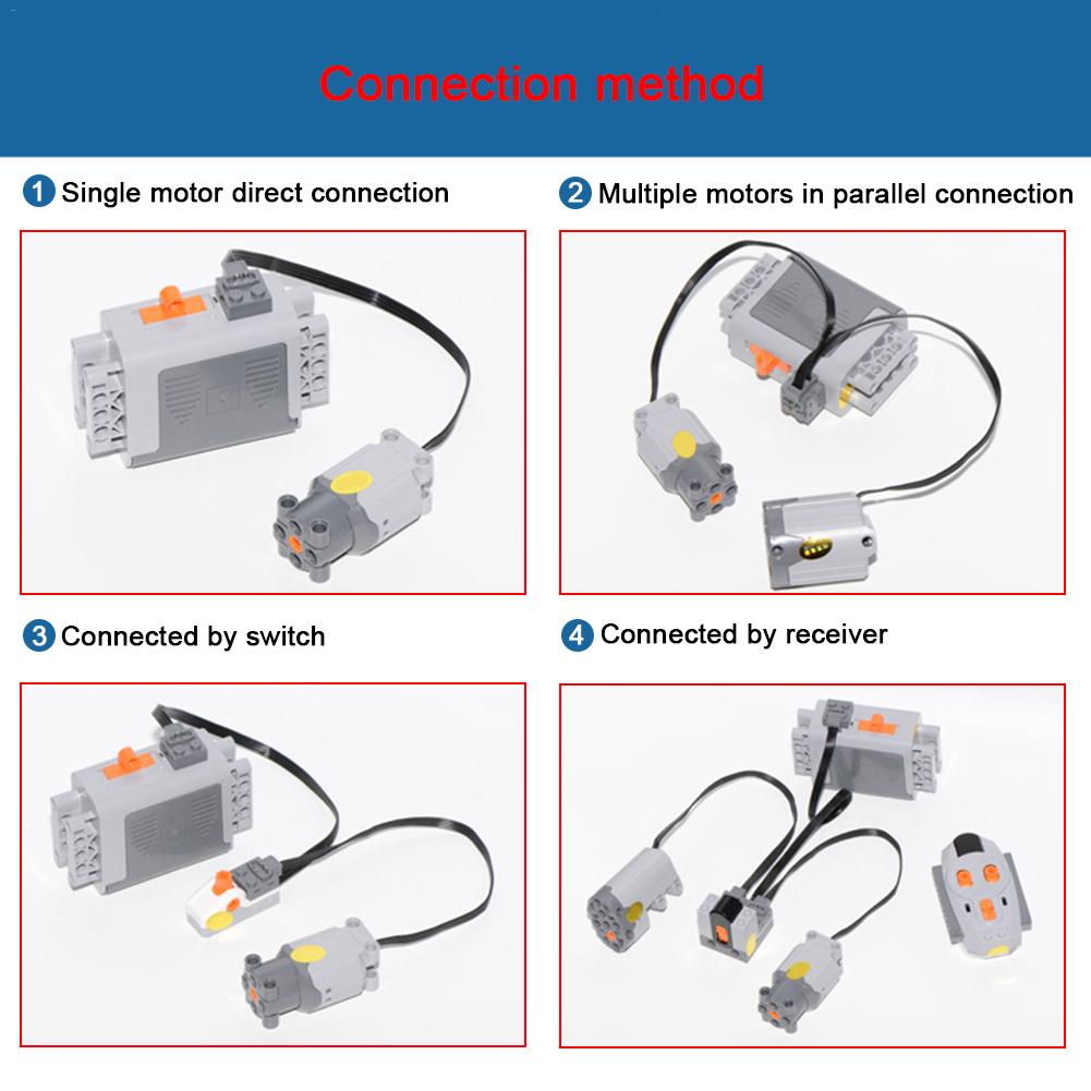 Large L Motor Battery Box Cable Switch Compatible Technology Series Inserting Block Motor PF Parts 88003