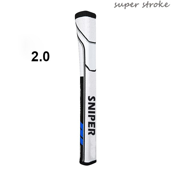 SS putter grips GT 1.0/2.0 size golf putter with no Taper Technology: 2.0 white blue
