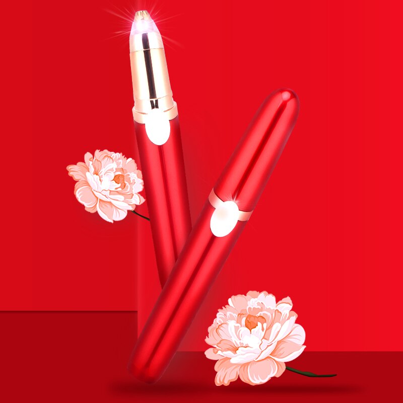 Oplaadbare elektrische gezichts- en wenkbrauwschaar, mini draagbare tondeuse voor vrouwen, lichaamsscheerapparaat, ontharingsmes, pijnloos scheermes, epilator