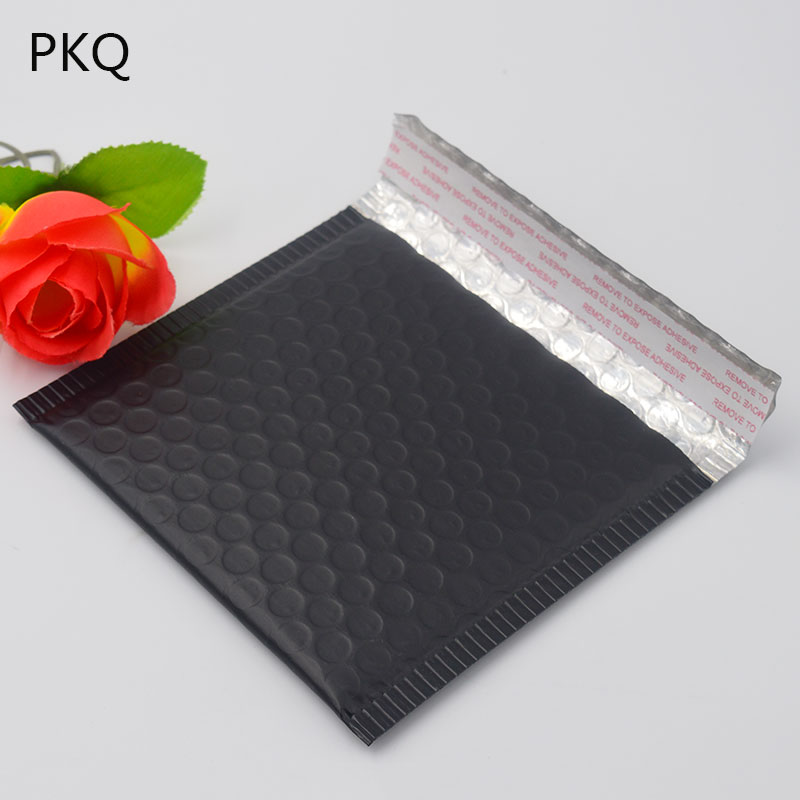 15*13cm colorful Bubble Envelope Bubble Film Shock Bag small gold bubbe envelopes padded bag: matte black