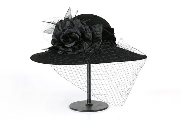 Fedora écrasable Tour Tête 57cm Chapeau Fedora Années 1920 En Laine Pure – Bords Courts, écrasable, Pour Homme Et Femme Chapeau D'église Classique