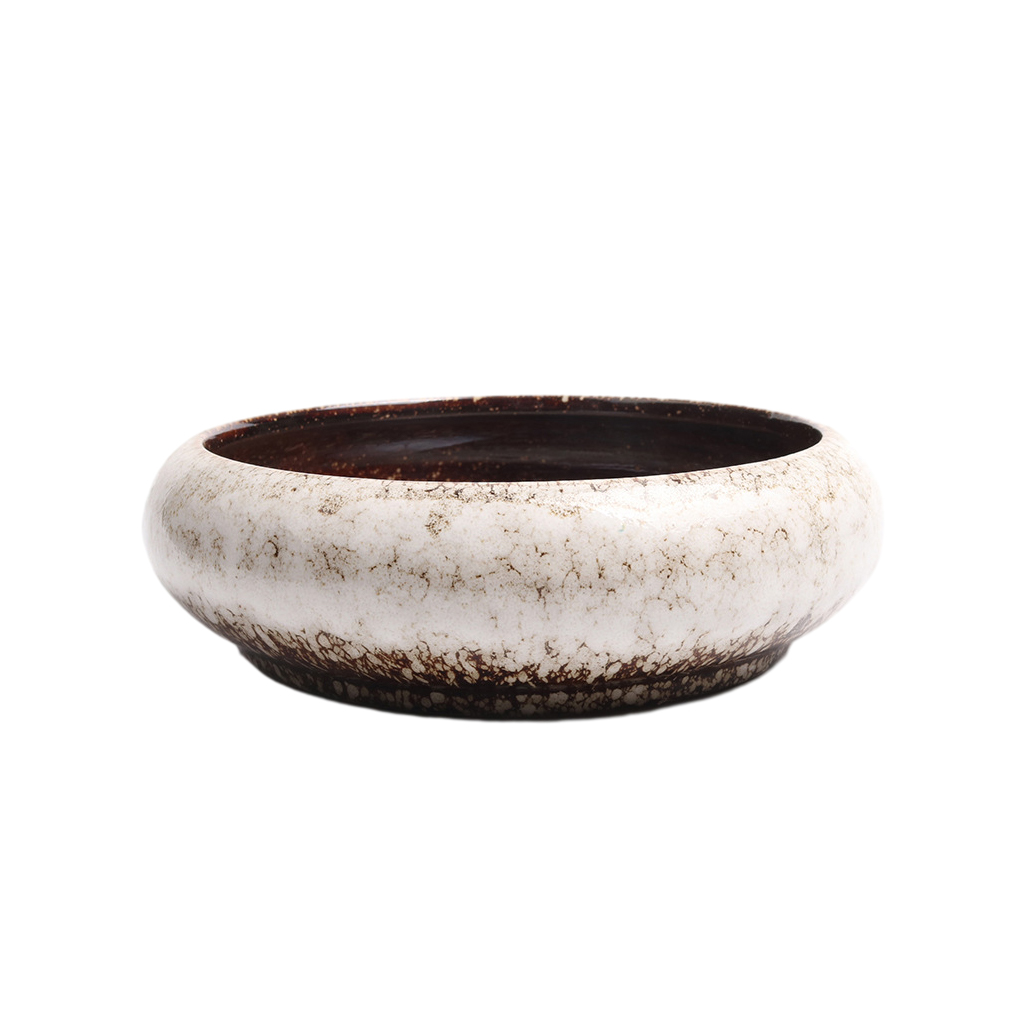 Stevige en duurzame bloempot voor vetplanten, keramische bloempot, rode plantenpot: Paars