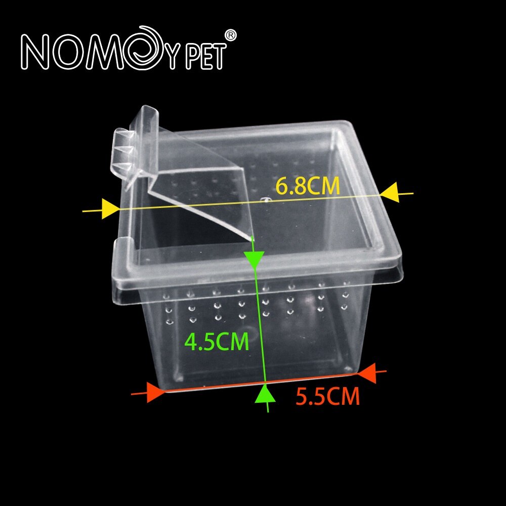 100Pcs Reptile Cage Breeding Habitat Lizard Snake Amphibian Frog Spider Box Transparent Insect Breathable Terrarium