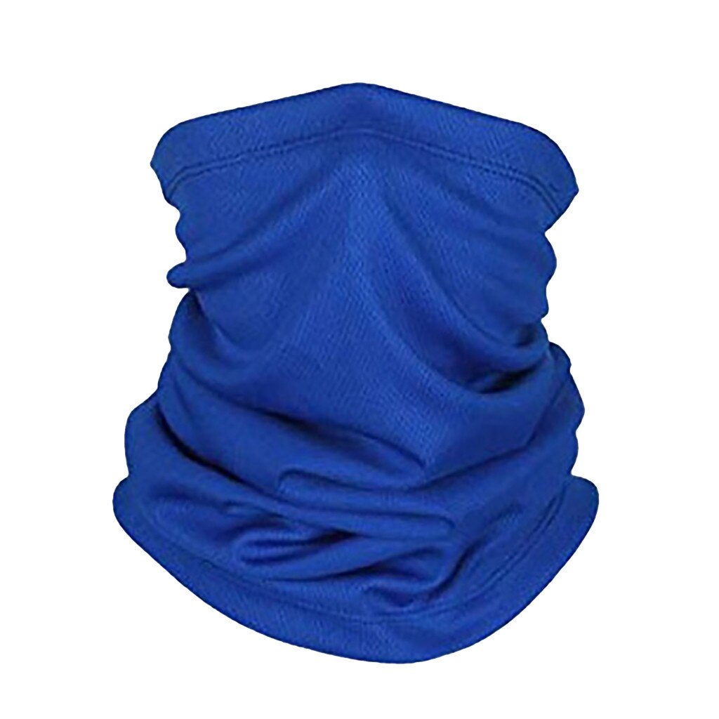 Camping Wandern Schals Radfahren Sport Bandana draussen Kopftücher Reiten Headwear Männer Frauen Schal Nacken Magie Schal: Blau