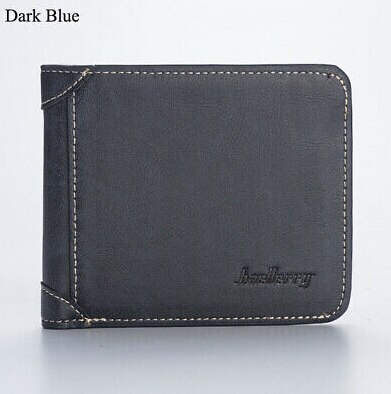 Mens Casual Portefeuilles Lederen Korte Opvouwbare Portemonnee Portemonnee billetera mujer Man 17 Creditcards Houder Korte Portefeuilles carteira: B