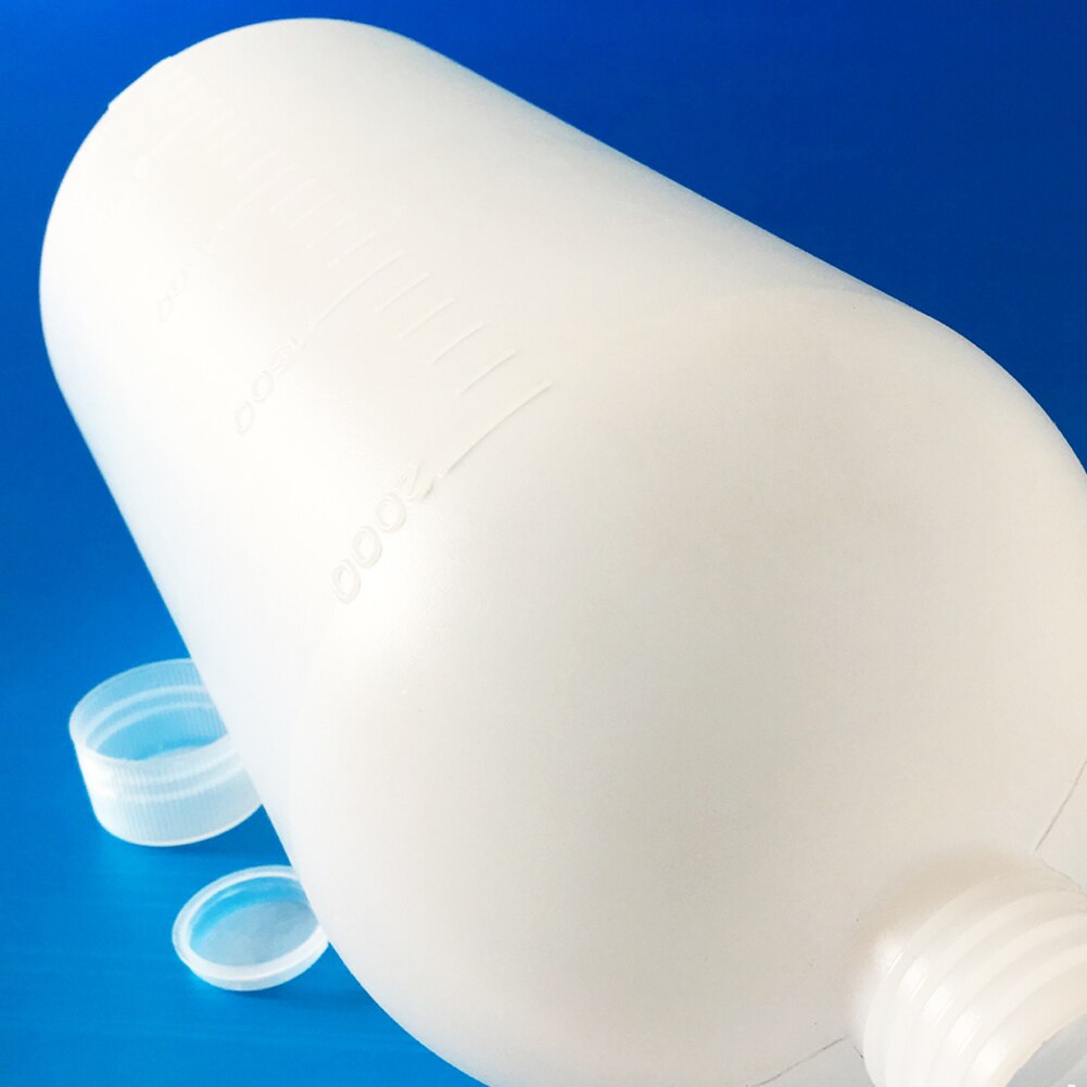 2000ml Clear Plastic Lab Seal Chemical Bottle Sample Bottle Storage Container