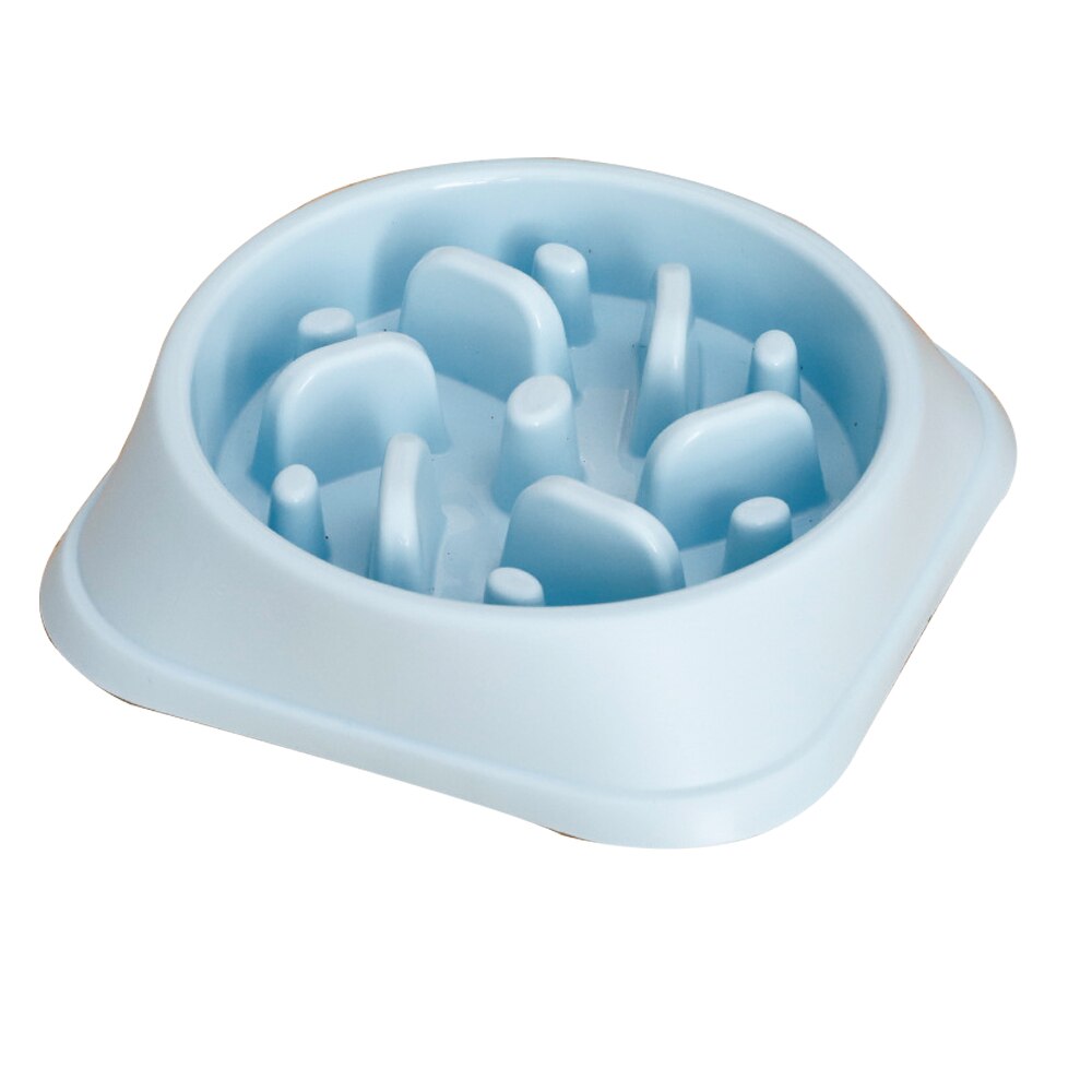 Draagbare voerbak voor honden, voerbak voor puppy's, voerbak voor langzaam eten, voerbak voor katten, hondenbenodigdheden van plastic: 1-3