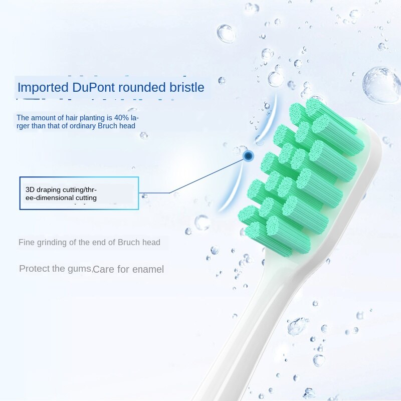 For Xiaomi Mijia T300 / 500 / SOOCAS Electric Toothbrush Head Universal 3D Whitening Replacement Tooth Brush Heads