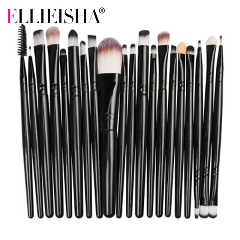 Ensemble de pinceaux de maquillage outils de maquillage pour les yeux à lèvres professionnels: HH