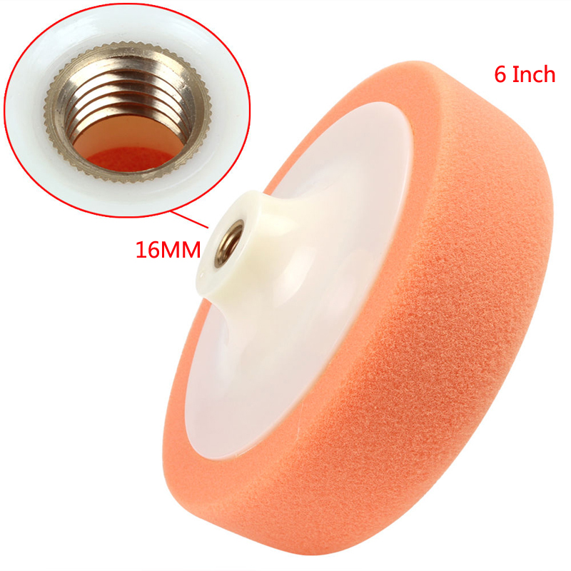 Youwinme-esponja de encerado para coche, almohadilla de pulido, herramienta de limpieza de lavado compuesto de bola, 16MM, 6 pulgadas, 150mm