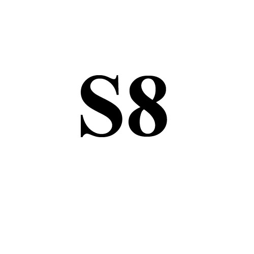 5 uds pegatina para Samsung S10 Lite S9 S8 Plus Galaxy Note 9 Note 8 película protectora trasera Anti-huella digital mate fibra de carbono piel: S8