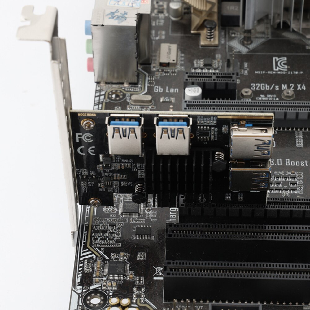 PCIE PCI-Express Slot 1 Turn 4 Extender Card PCI-E X4/X8/X16 1x to 4x Riser Converter for BTC Mining Windows PC Refit Multiplier