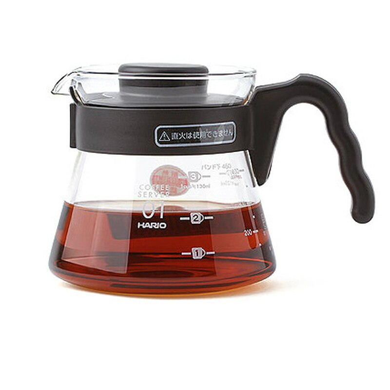 V60 Pour Over Glass Range Coffee Server Carafe Drip Coffee Pot Coffee Kettle Brewer Barista Percolator Clear