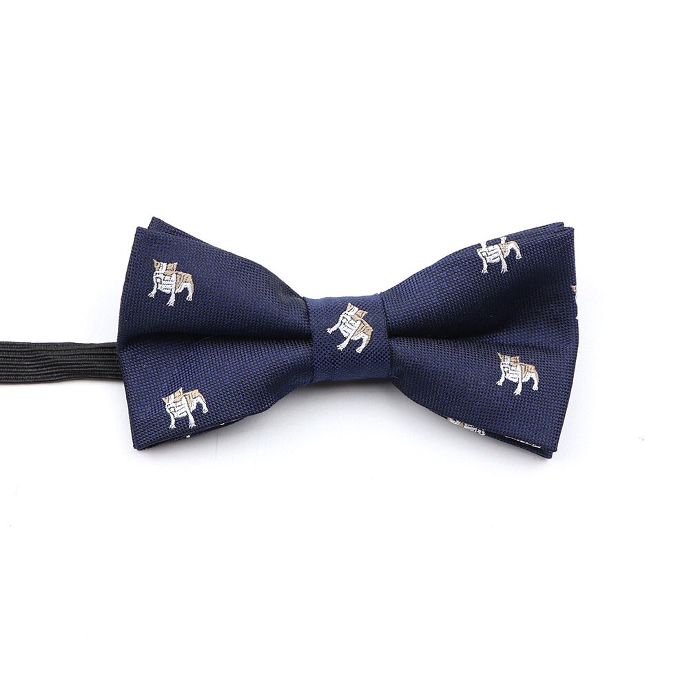 Nuovo papillon tessuto Jacquard per uomo bambino animale insetto Shiba Inu papillon festa di nozze casuale poliestere farfalla regalo carino: Kid 5