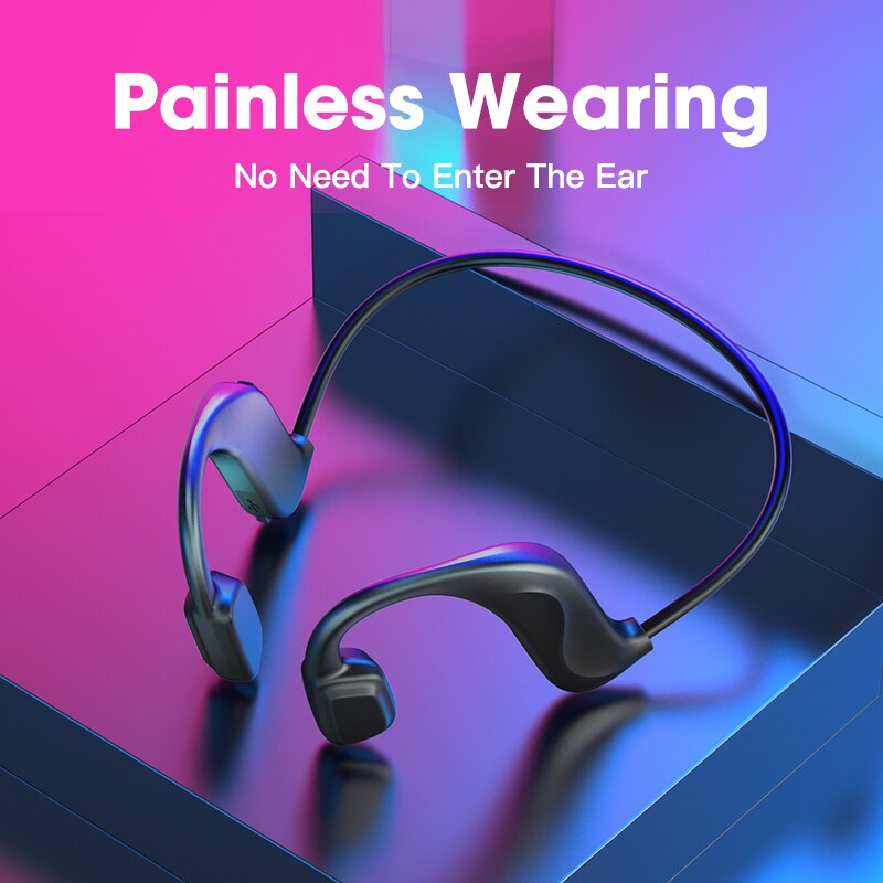 Niye Bone Conduction Shape Headphones Open Ear Wireless Earbuds Bluetooth Headset Earphones With Microphone For Running Sports