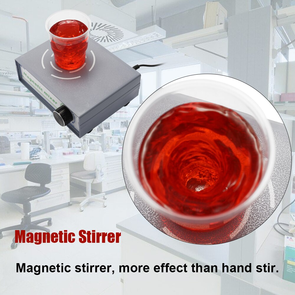 Magnetic-Stirrer Magnetic-mixer with Stir Bar 2400 rpm Max Stirring Capacity 1000ml Volume for Scientific Research Industry