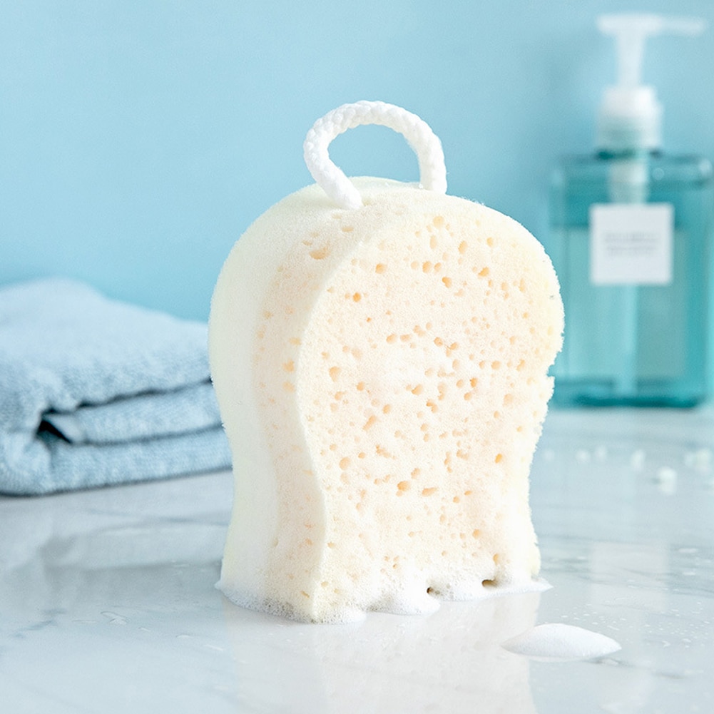 Massage kropp rengöring hud exfolierande bad svamp boll tillbehör badkar rika bubblor spa dusch skrubber söt tvätt badrum mjuk