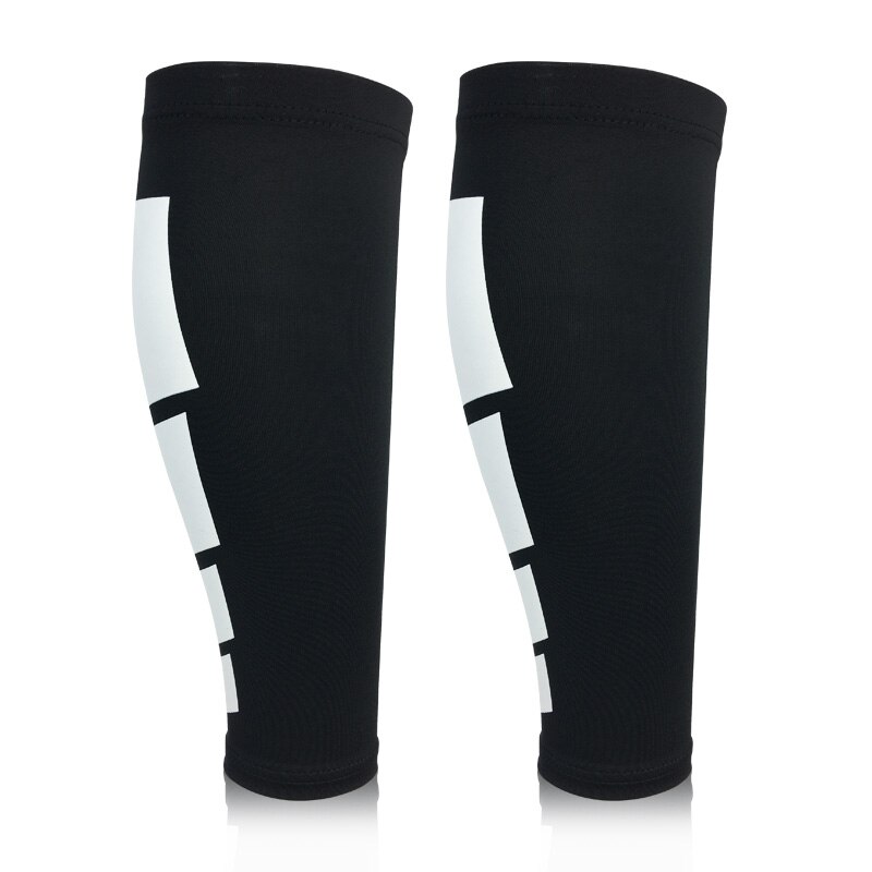 sports leggings compression elastic leg protection socks outdoor protective gear gym 1 Piece Not 1Pair: Black / M