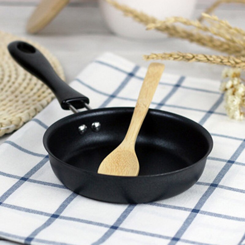 Sartén antiadherente pequeña de 12cm para el hogar, Mini cacerola redonda para freír huevos fritos, Panquecas