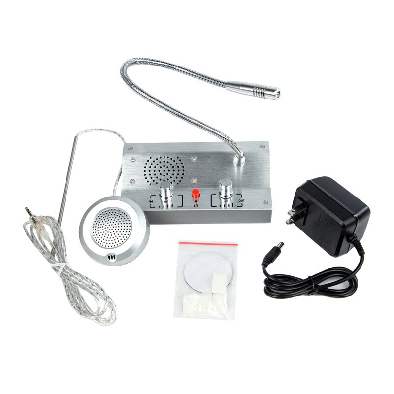 Home Security English Version Dual-way Intercom System For Bank Counter ticket office hospital Window intercom