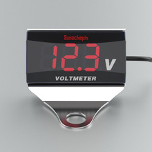 Auto-onderdelen LED Motorcycle Voltmeter DC10-150V Accessoires Rvs + Acryl In Duurzaam