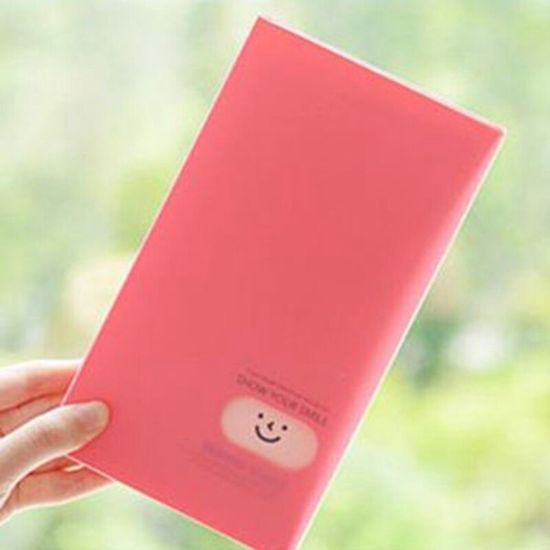 120 Pockets Card Photocard Name Card ID Holder: Red