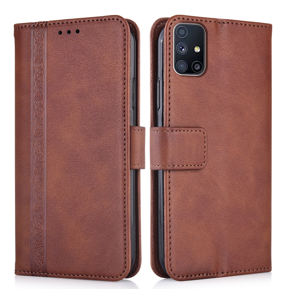 Til samsung galaxy  m51 m515 m515f sm -m515f 6.7 '' cover på samsung  m51 m 51 shell  m515 m515f telefonpung læder stativ