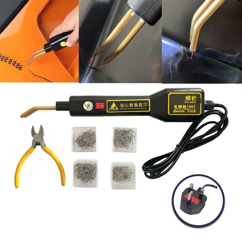 Plastic Repair Kit 200pcs Stapler Staples Bumper Welding for Car G32A